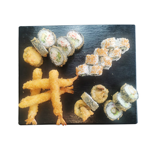 Tilbud på sushi takeaway! Crispy Menu (20 stk. + forret) - SPAR 28 kr.!
