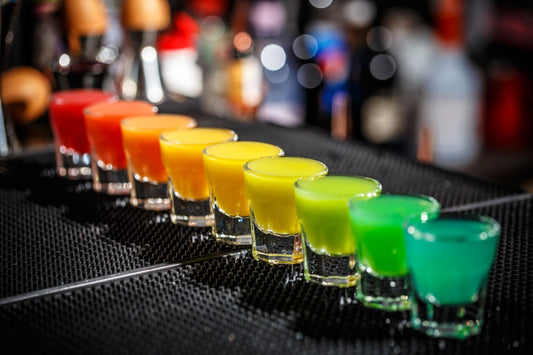 Skyd festen i gang! 10 shots på Valdes Pub - SPAR 30 kr.!